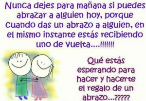 bonito abrazo